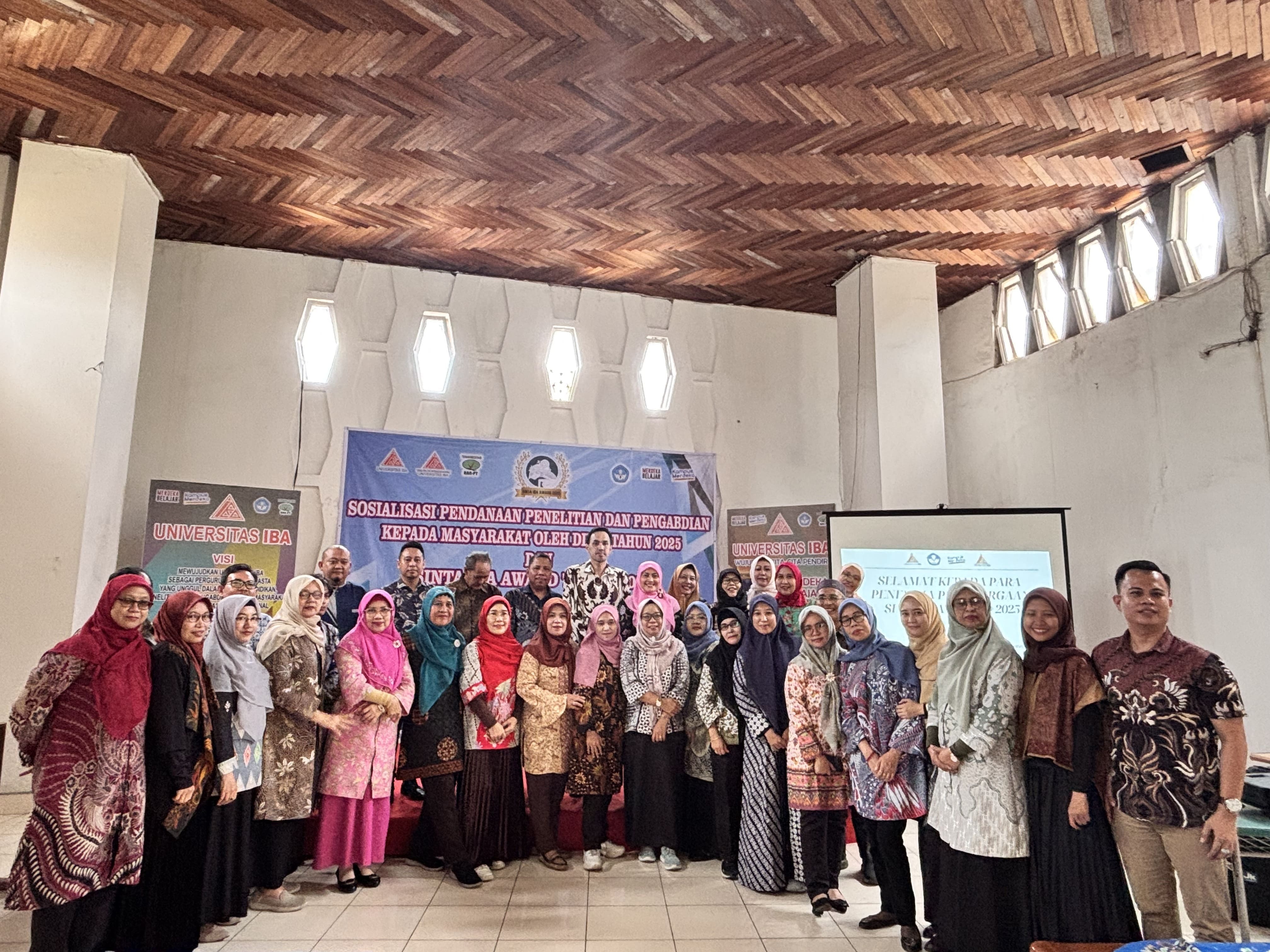 Sosialisasi Pendanaan Penelitian Dan Pengabdian Kepada Masyarakat Oleh Dikti Tahun 2025 Dan Sinta Iba Award Tahun 2025