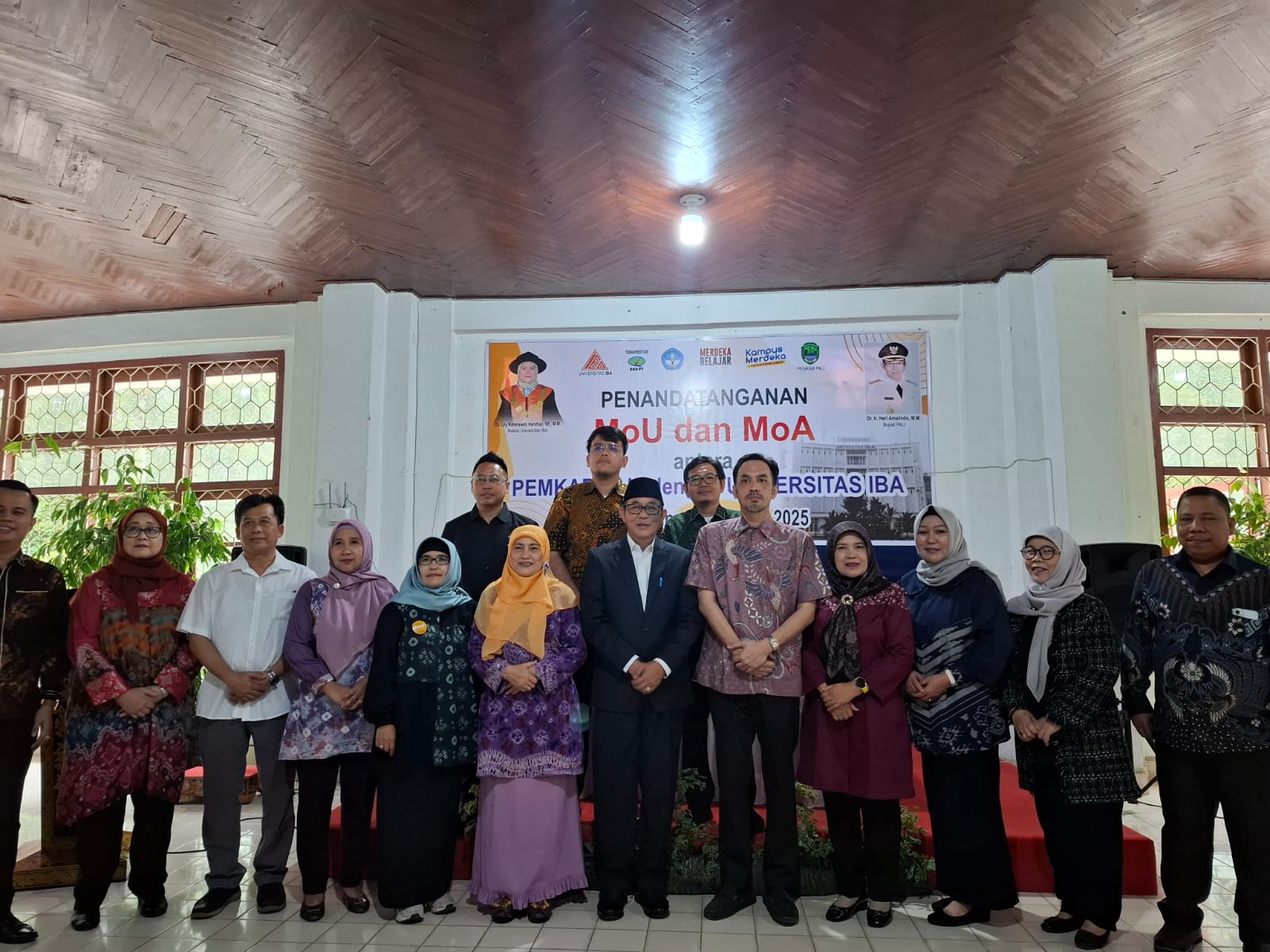 Penandatanganan MoU dan MoA antara Pemkab PALI dengan Universitas IBA